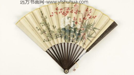 清人花卉成扇 1.jpg