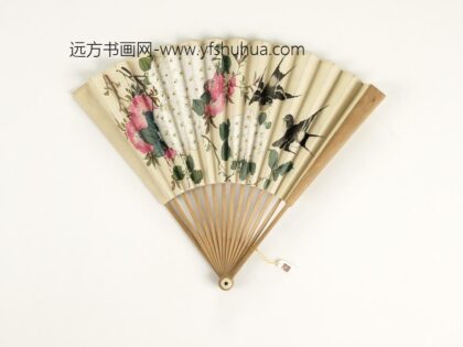 清人花鸟成扇 1.jpg