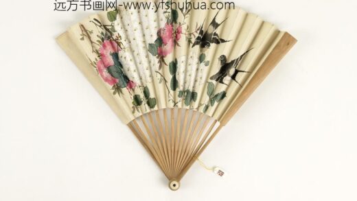 清人花鸟成扇 1.jpg