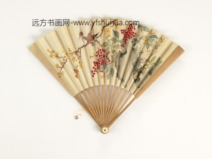 清人花鸟成扇 1.jpg