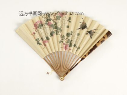 清人花鸟成扇 1.jpg