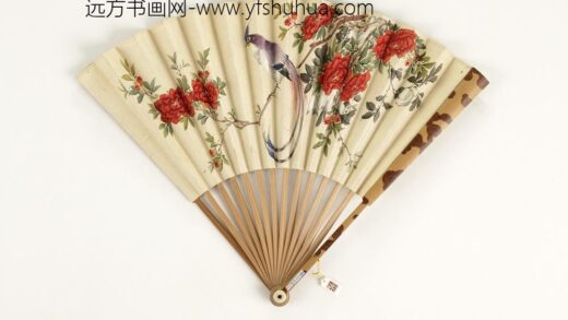 清人花鸟成扇 1.jpg