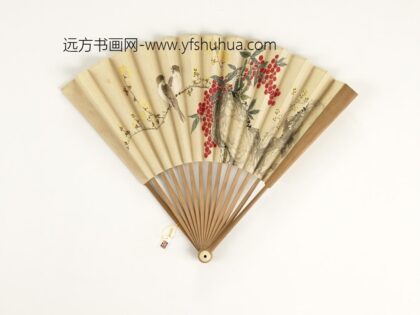 清人花鸟成扇 1.jpg