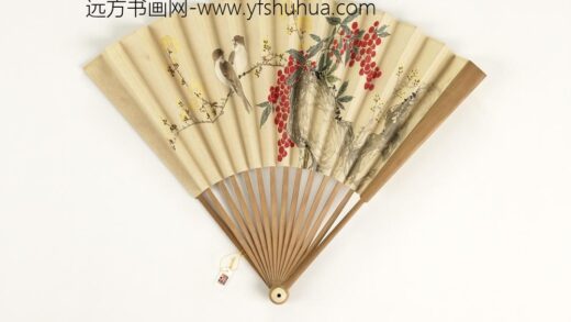 清人花鸟成扇 1.jpg