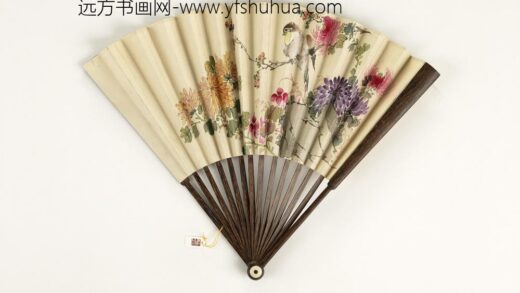 清人花鸟成扇 1.jpg