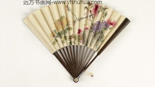 清人花鸟成扇 1.jpg