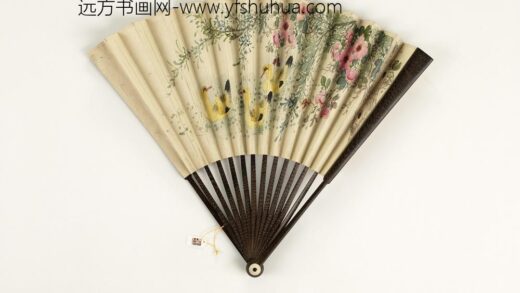 清人花鸟成扇 1.jpg