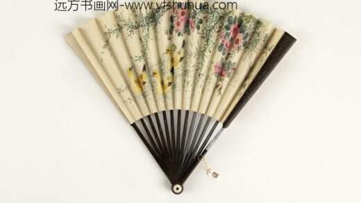 清人花鸟成扇 1.jpg