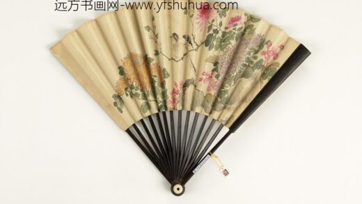 清人花鸟成扇 1.jpg