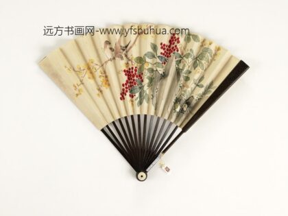 清人花鸟成扇 1.jpg