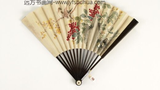 清人花鸟成扇 1.jpg