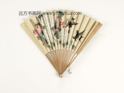 清人花鸟成扇 1.jpg