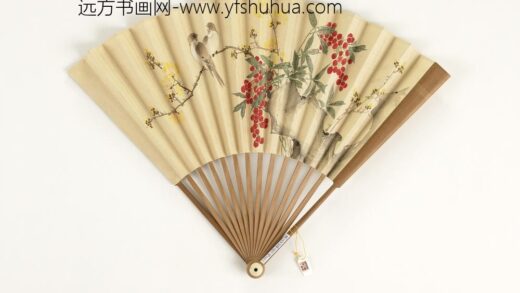 清人花鸟成扇 1.jpg