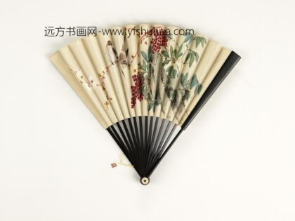 清人花鸟成扇 1.jpg