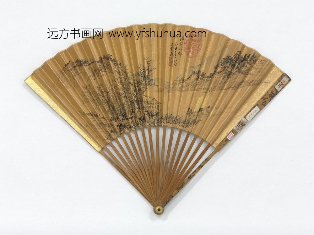 清叶雨画清溪归棹孙岳颁书五言律-