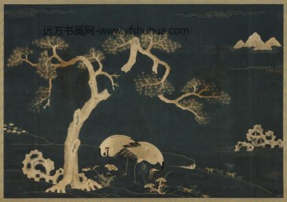 清露香园仿宋绣松鹤轴.jpg