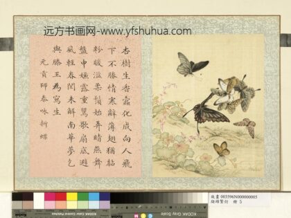 瓞绵繁衍册 画元贡师泰咏新蝶.jpg