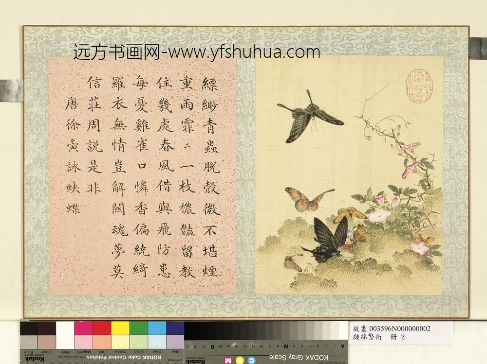 瓞绵繁衍册-画唐徐夤咏蛱蝶