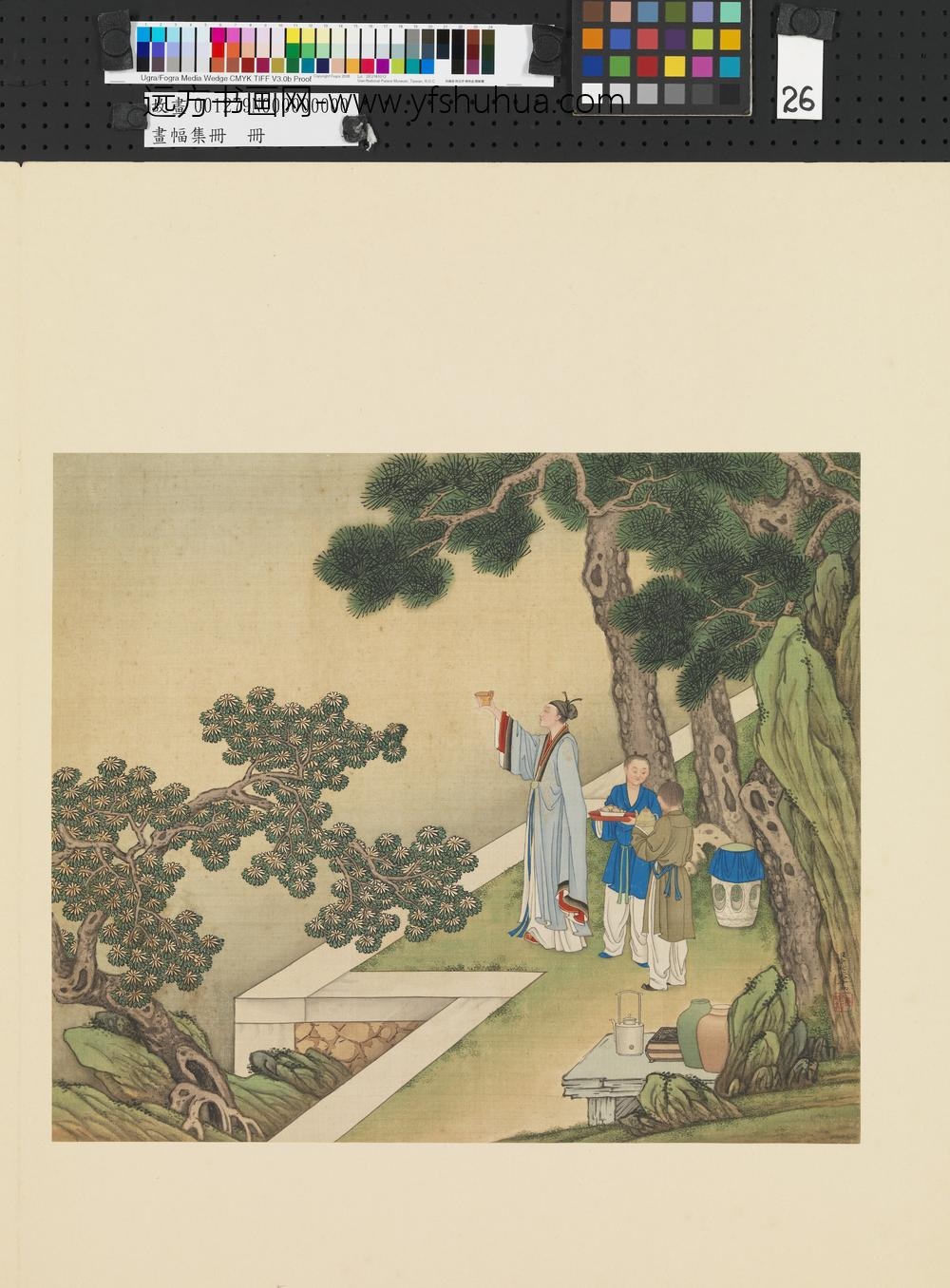 画幅集册册-清冷枚人物-