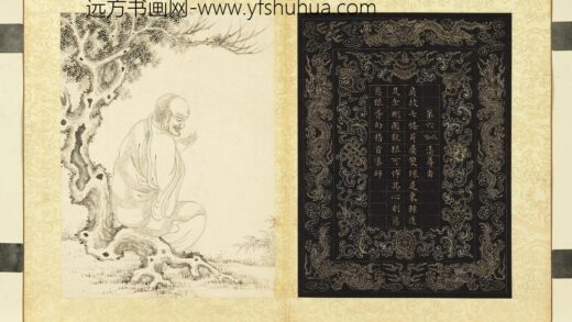 白描十六应真册 第六拔哈达喇尊者.jpg