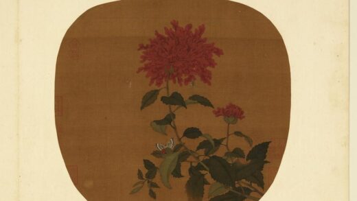 绘苑琳球册 无款花蝶图.jpg