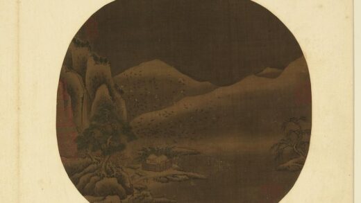 绘苑琳球册 无款雪岸寒鸦.jpg