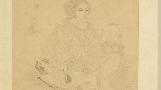 群仙燕集图册 仙女与鹤.jpg