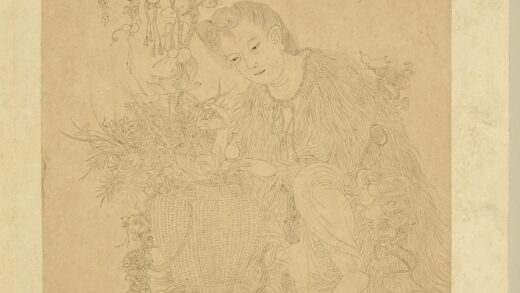 群仙燕集图册 尊者与花蓝.jpg