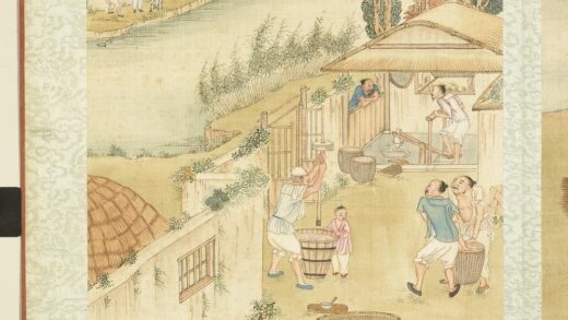 耕织图册 春碓.jpg