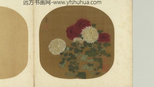 诸仙妙绘册 宋汤正仲画菊.jpg