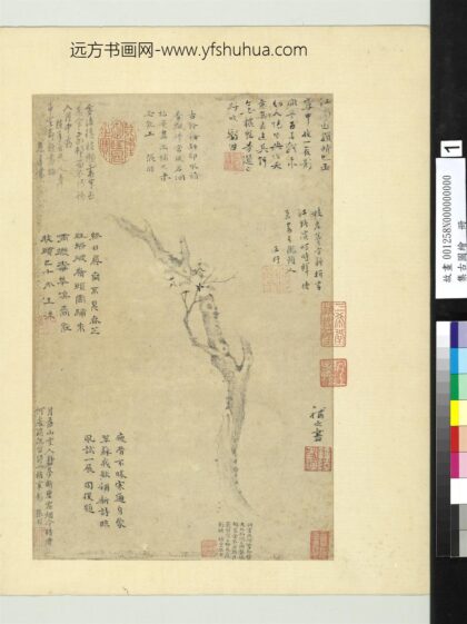 集古图绘册 宋扬无咎梅花.jpg