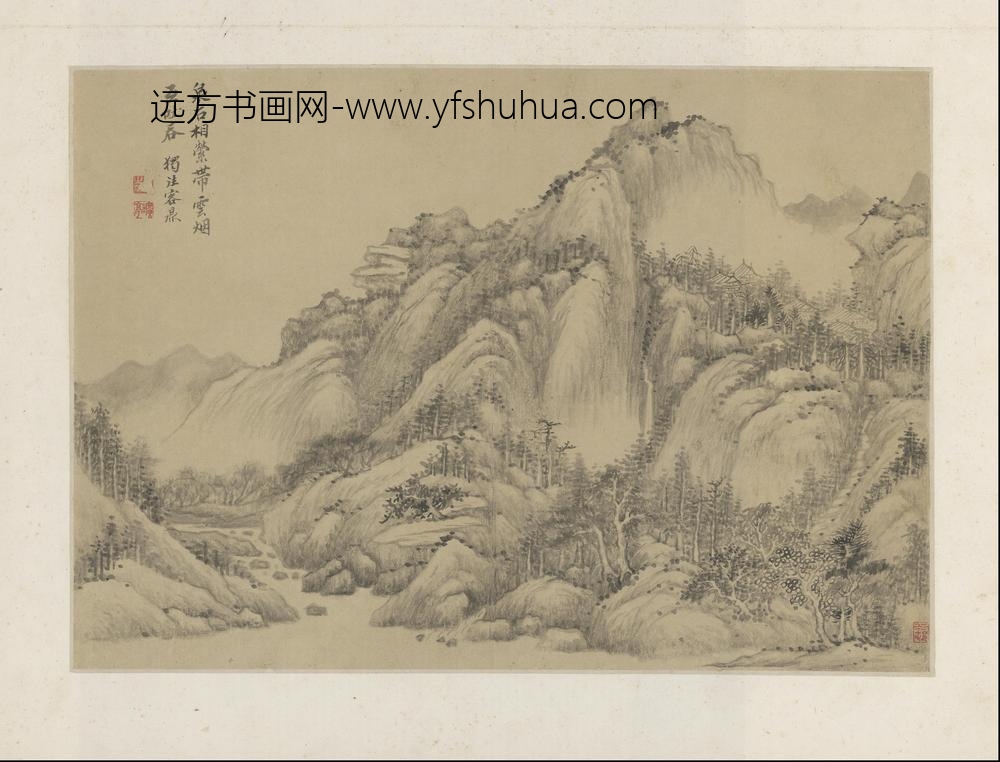 FG-清代-黄鼎-仿古山水册-()