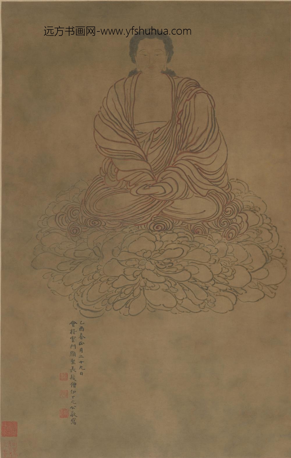 丁元公-佛像轴-故宫博物院