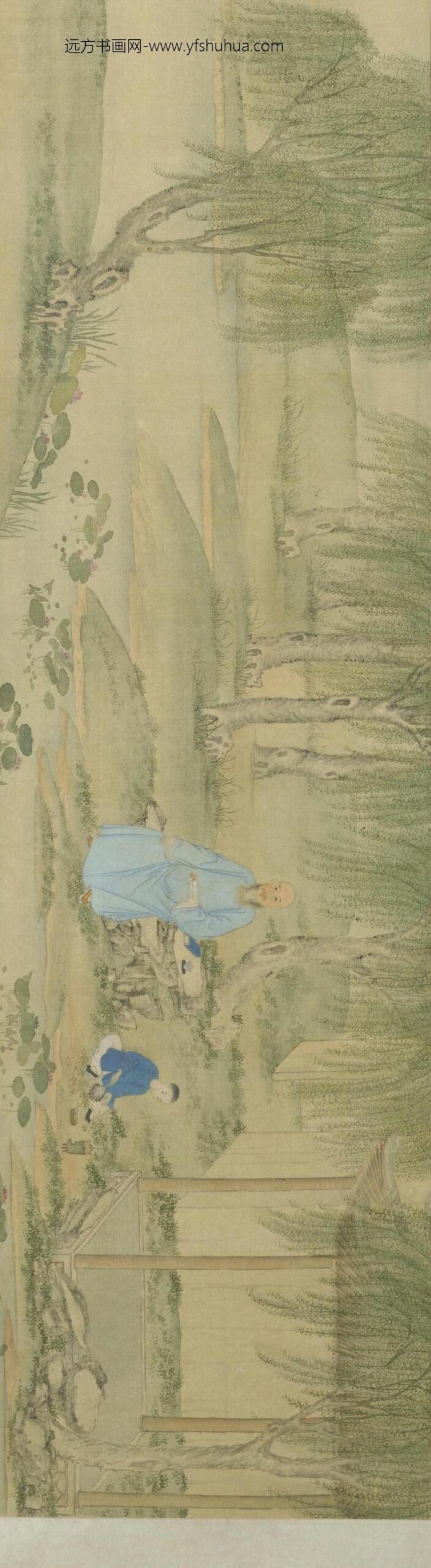 丁皋靳介人画像卷_