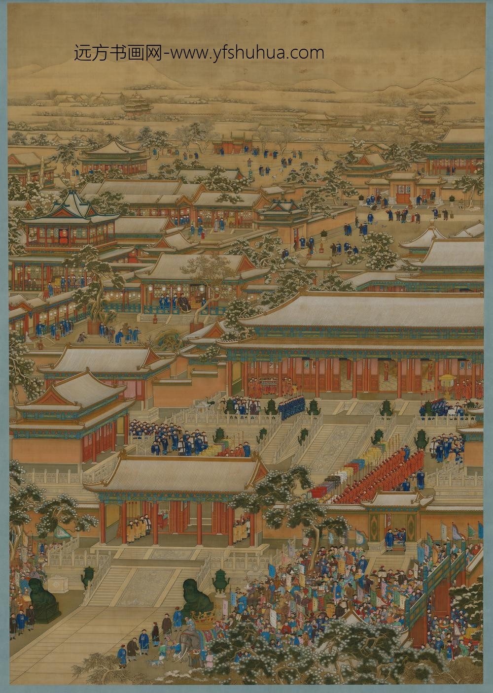 万国来朝图轴