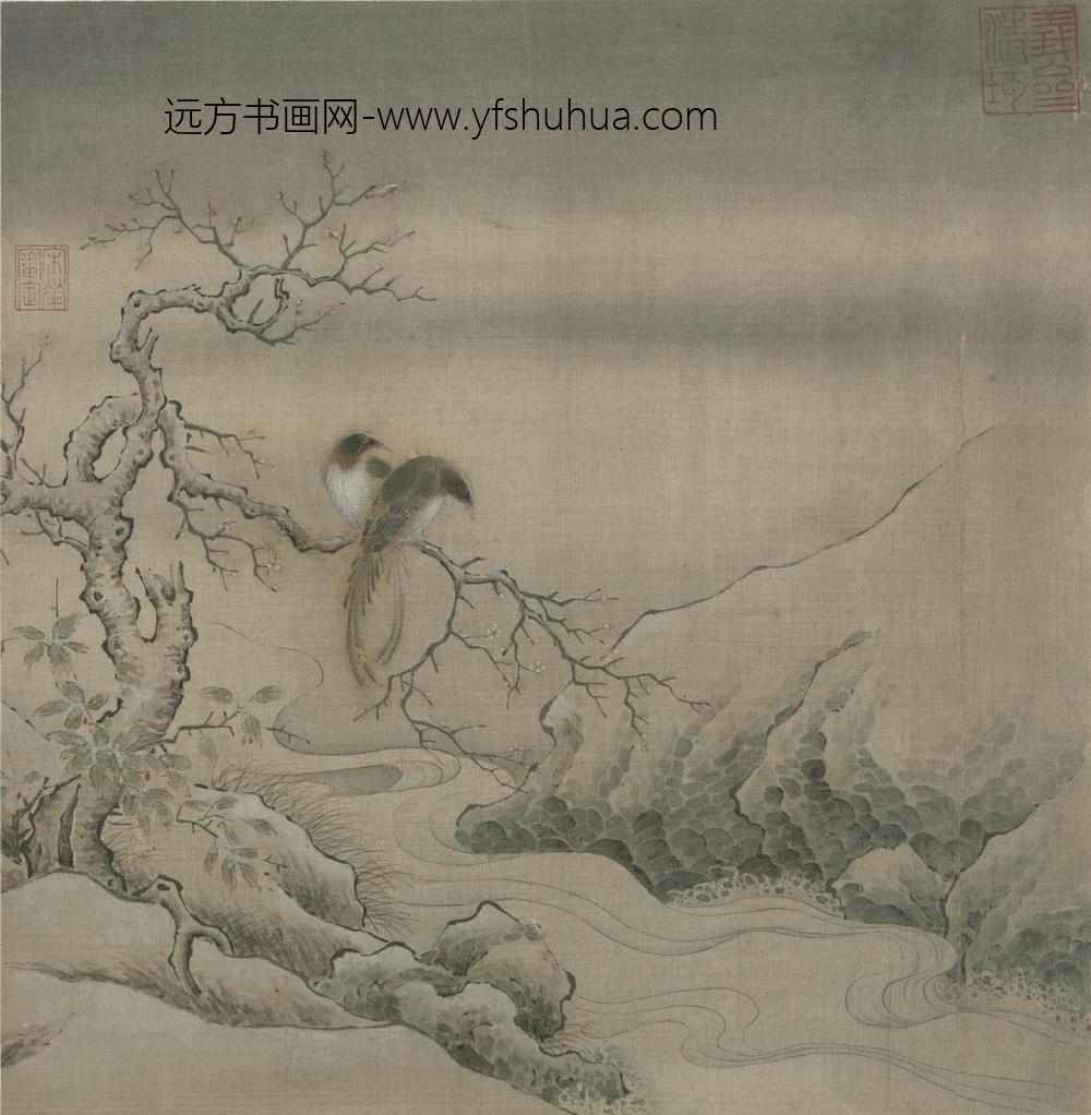 乌桕文禽图页