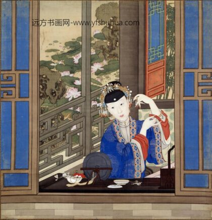 乾隆帝妃古装像轴.jpg