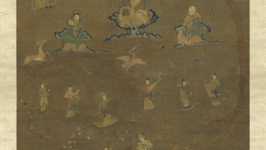 五代线绣三星图轴.jpg