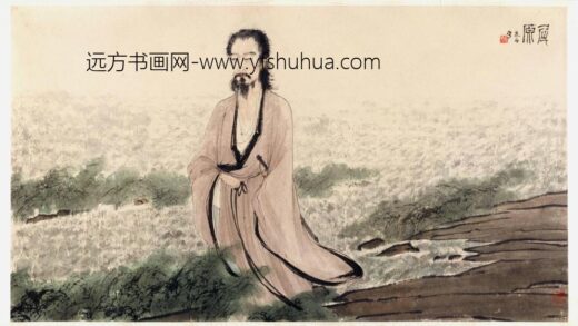 傅抱石屈原图横幅.jpg