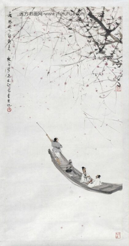 傅抱石秋风红雨图轴.jpg
