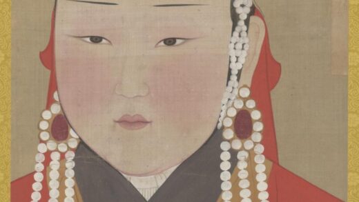 元 元人画元后妃太子像册 仁宗皇帝后像.jpg