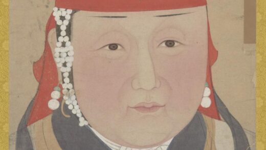 元 元人画元后妃太子像册 后纳罕像.jpg