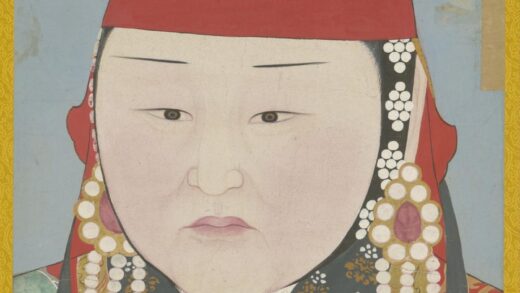 元 元人画元后妃太子像册 明宗皇帝后像.jpg