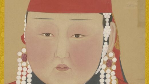 元 元人画元后妃太子像册 武宗皇帝后像.jpg