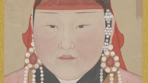 元 元人画元后妃太子像册 英宗皇帝后像.jpg