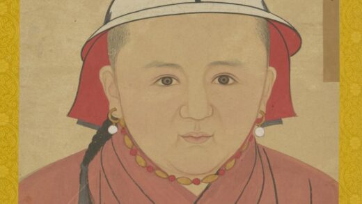 元 元人画元后妃太子像册 雅克特古思文宗太子.jpg