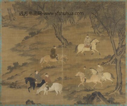 元人射猎图轴.jpg