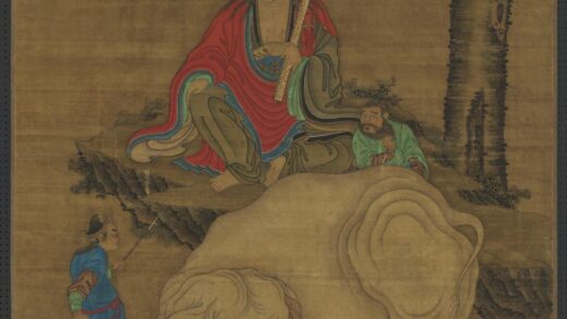 元人文殊洗象图轴.jpg