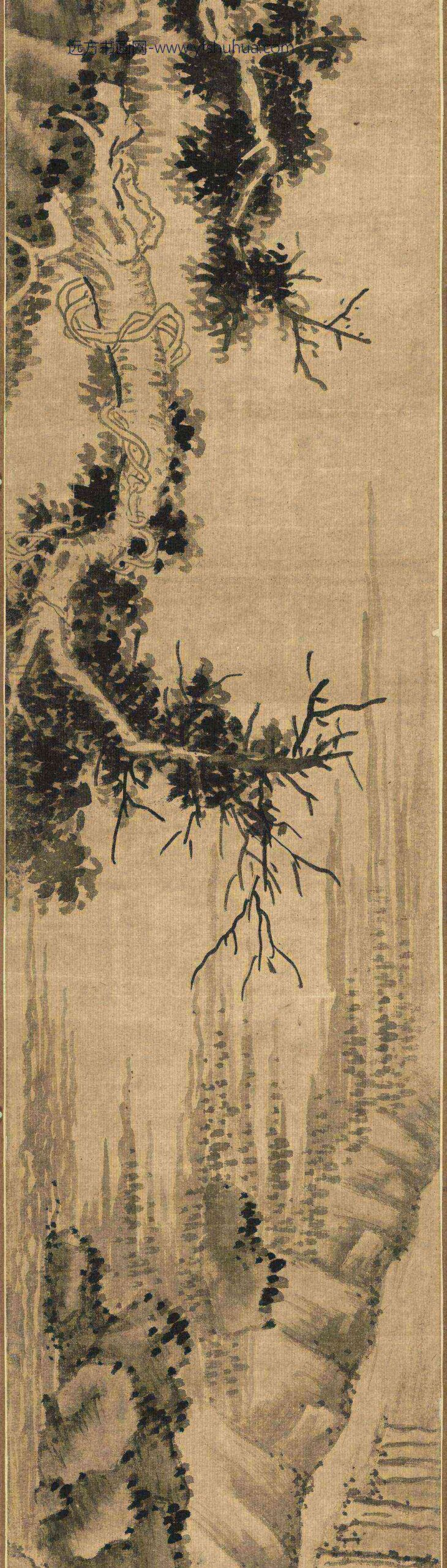 元人松壑鸣泉图卷元人松壑鸣泉图卷_