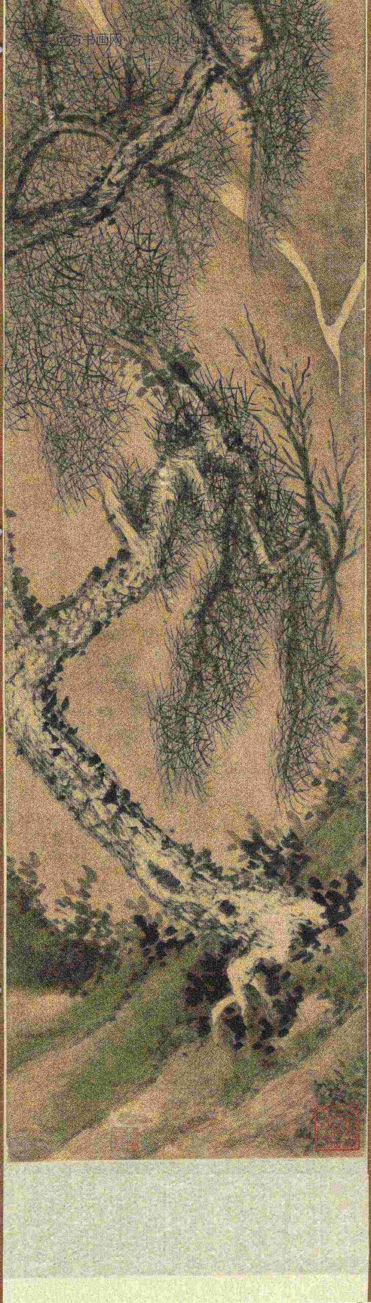 元人松壑鸣泉图卷元人松壑鸣泉图卷_